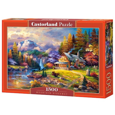 Castorland Mountain Hideaway Jigsaw Puzzle - 1500 Piece C-151462-2
